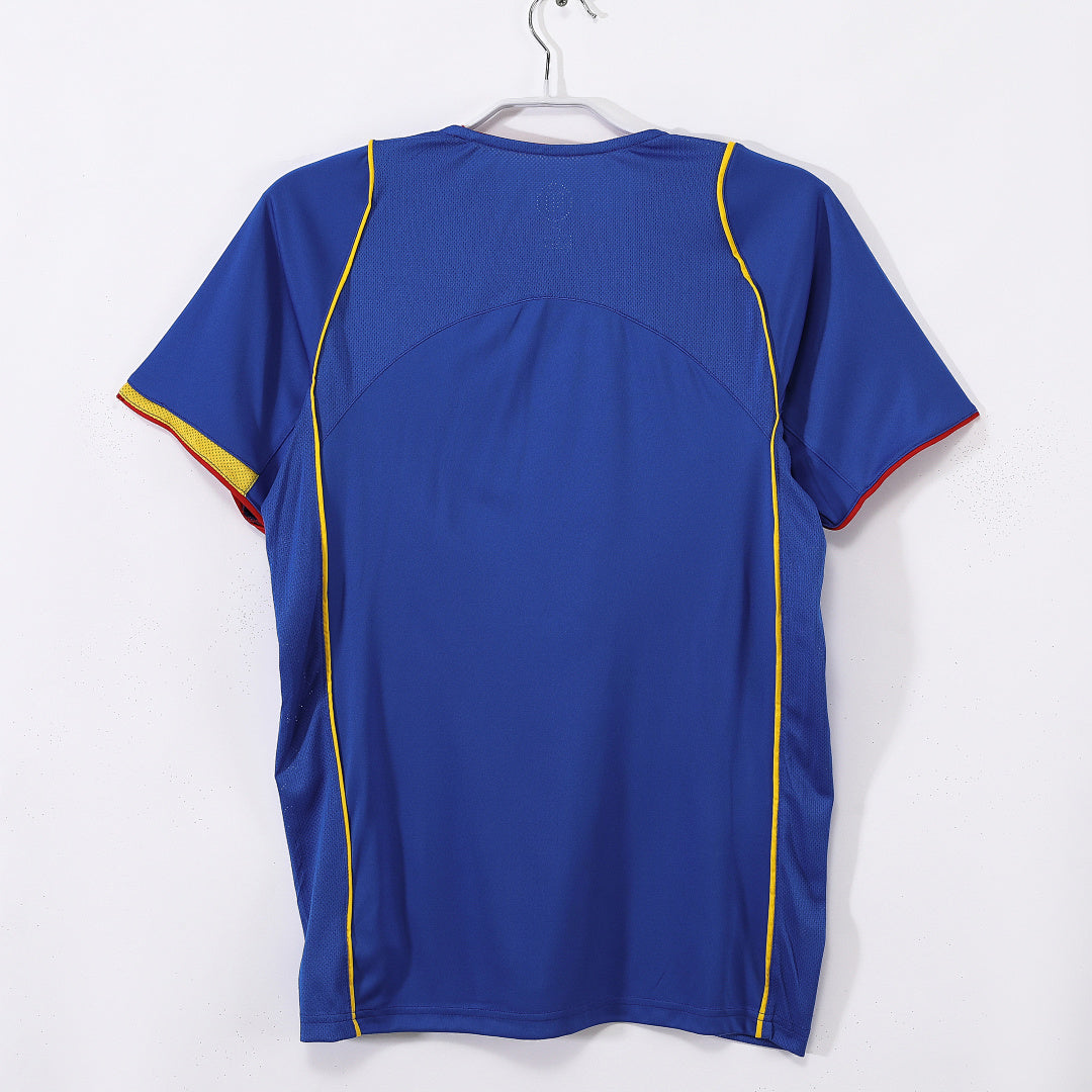 Arsenal 2004/05 Away Blue Retro Jersey - Back