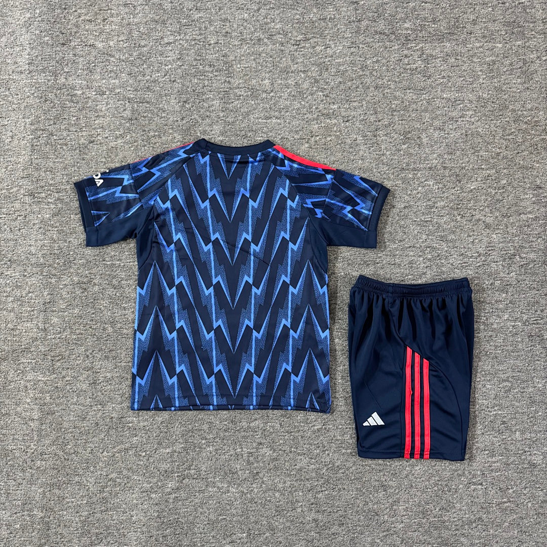 Arsenal 2025/26 Away Kids Football Kit - Back
