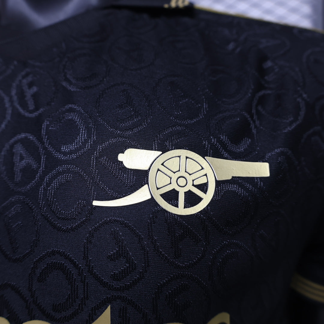 Arsenal 2026/27 Black Gold Special Edition Player Version Jersey - Detail 2