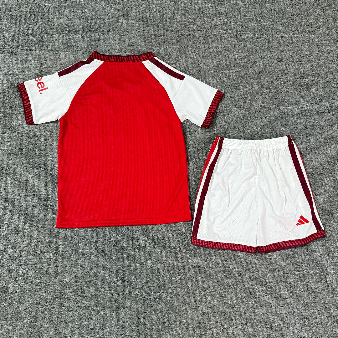 Arsenal 2026/27 Home Kids Football Kit Kids Version - Back