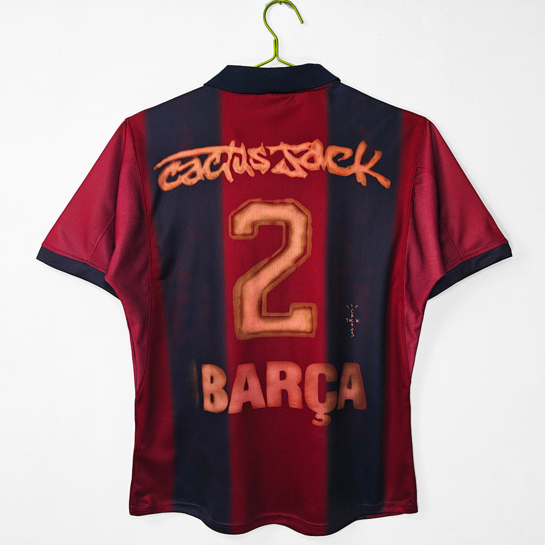 Barcelona 2000/01 Home Retro Jersey - Back