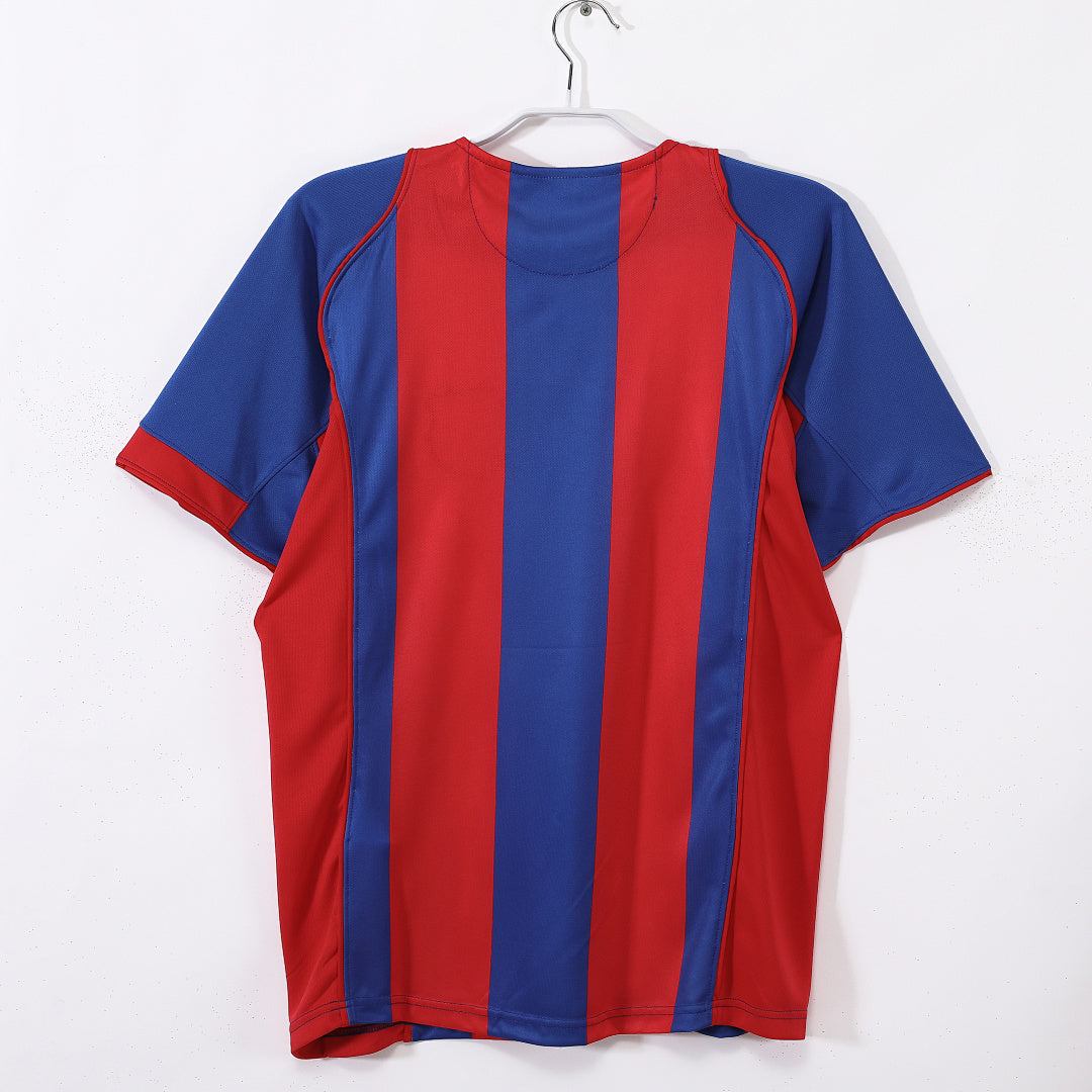 Barcelona 2004/05 Home Retro Jersey - Back