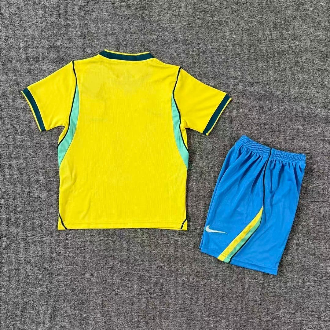 Brazil 2026/27 Home Kids Football Kit Kids Version - Back