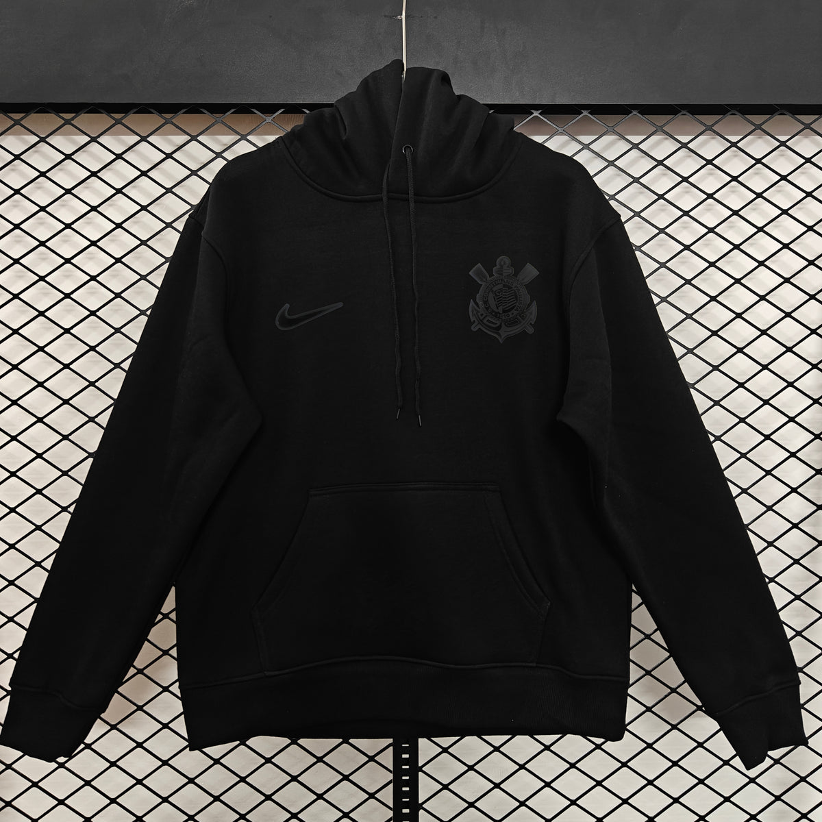 Corinthians 2025 Blackout Player Version Hoodie - Black