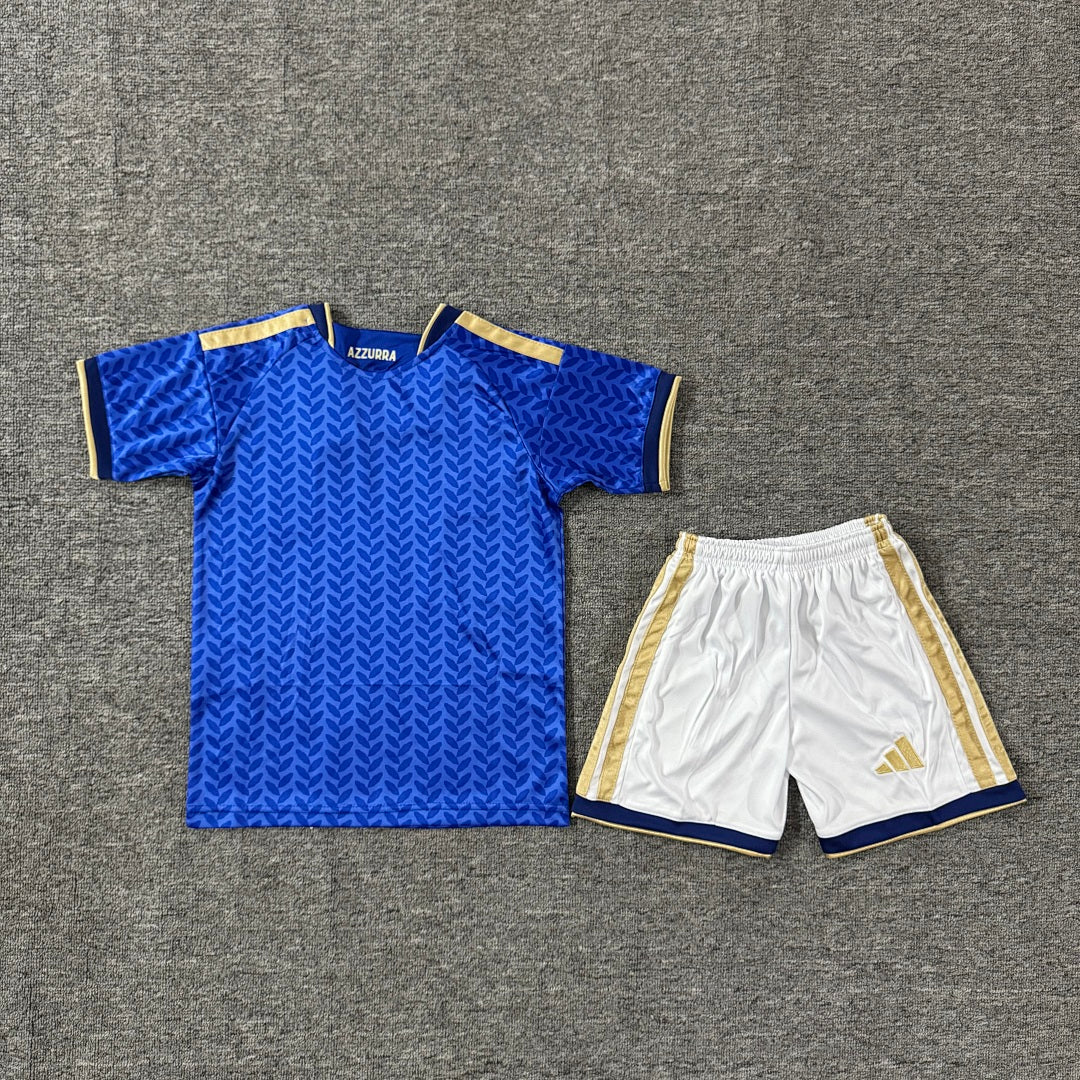 Italy 2026 Home Kids Football Kit - Back