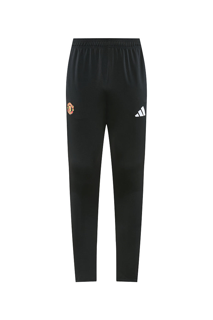 2026/27 Manchester United Design 01 Full-Zip Training Suit - Black/Red - pants front