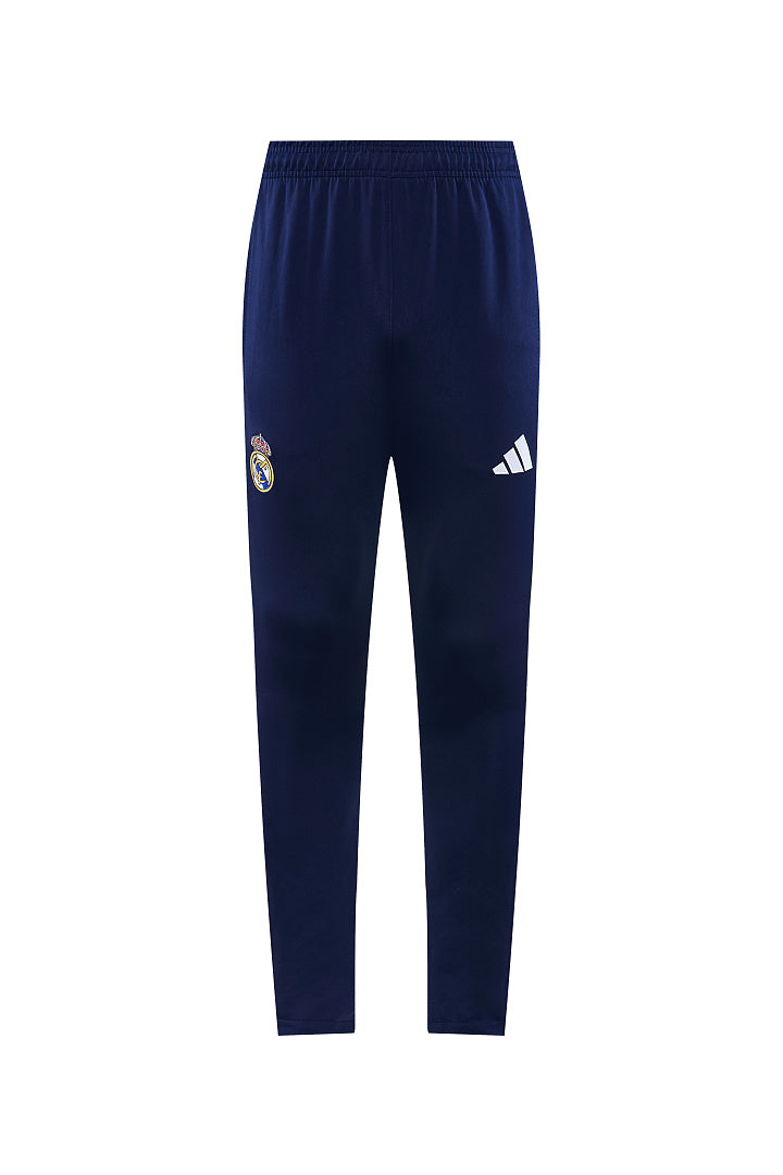 2026/27 Real Madrid Design 01 Full-Zip Training Suit - White/Navy/Yellow - pants front