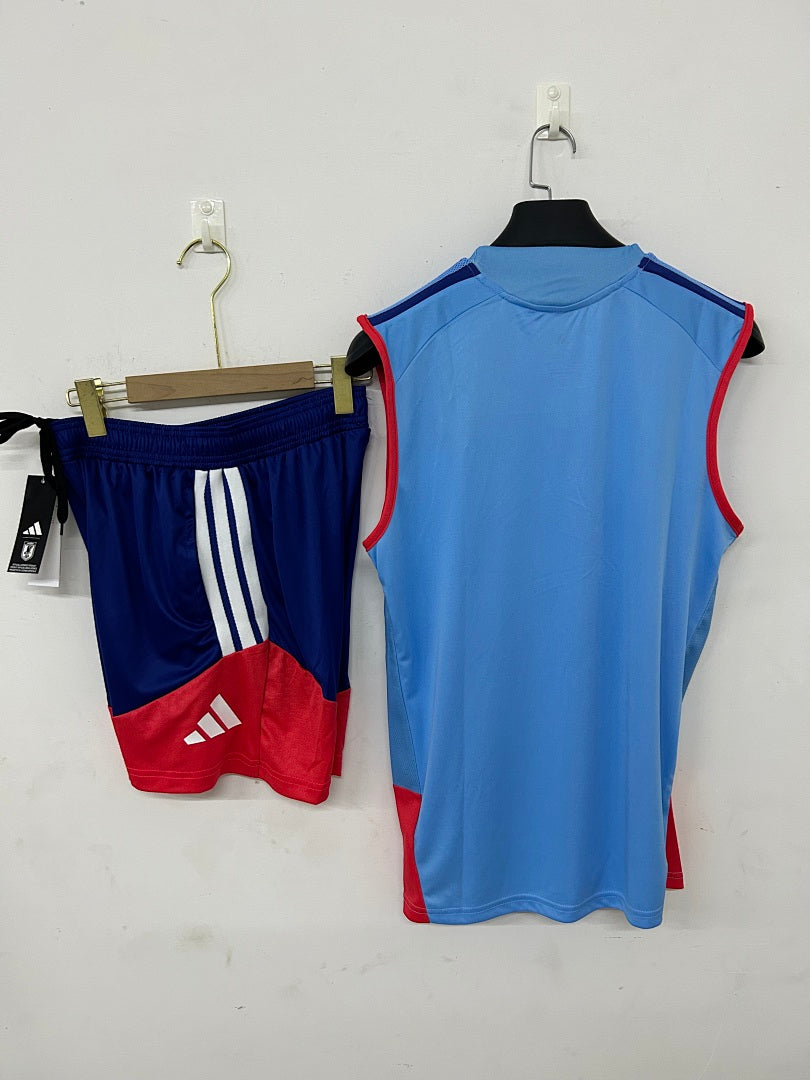 Japan Sky Blue Sleeveless Training Kit 2026/27 - view 2
