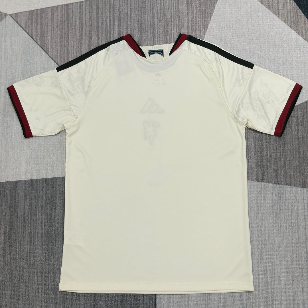 Manchester United 2026/27 Third Cream Fan Version Jersey - Back