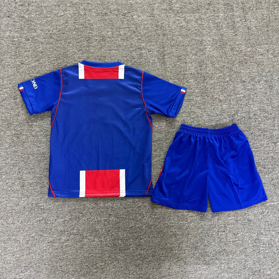 Paris Saint-Germain 2026/27 Home Double Star Badge Kids Football Kit Kids Version - Back
