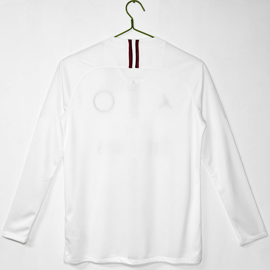 Paris Saint-Germain 2018/19 Away Long Sleeve Retro Jersey - Back