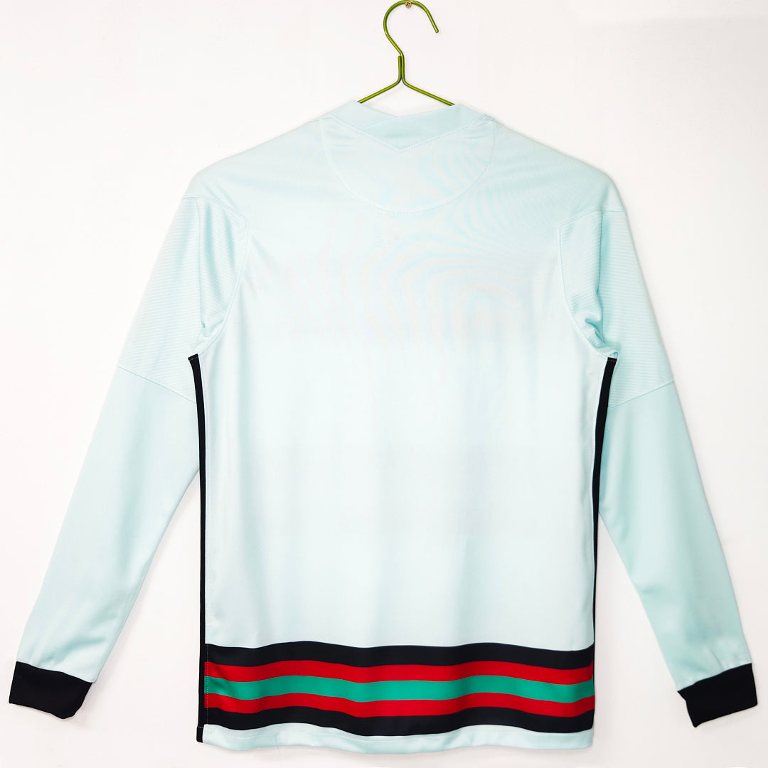 Portugal 2020 Away Long Sleeve Retro Jersey - Back