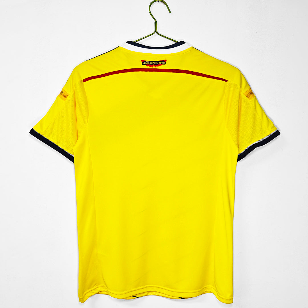 Colombia 2014 Home Retro Jersey - Back