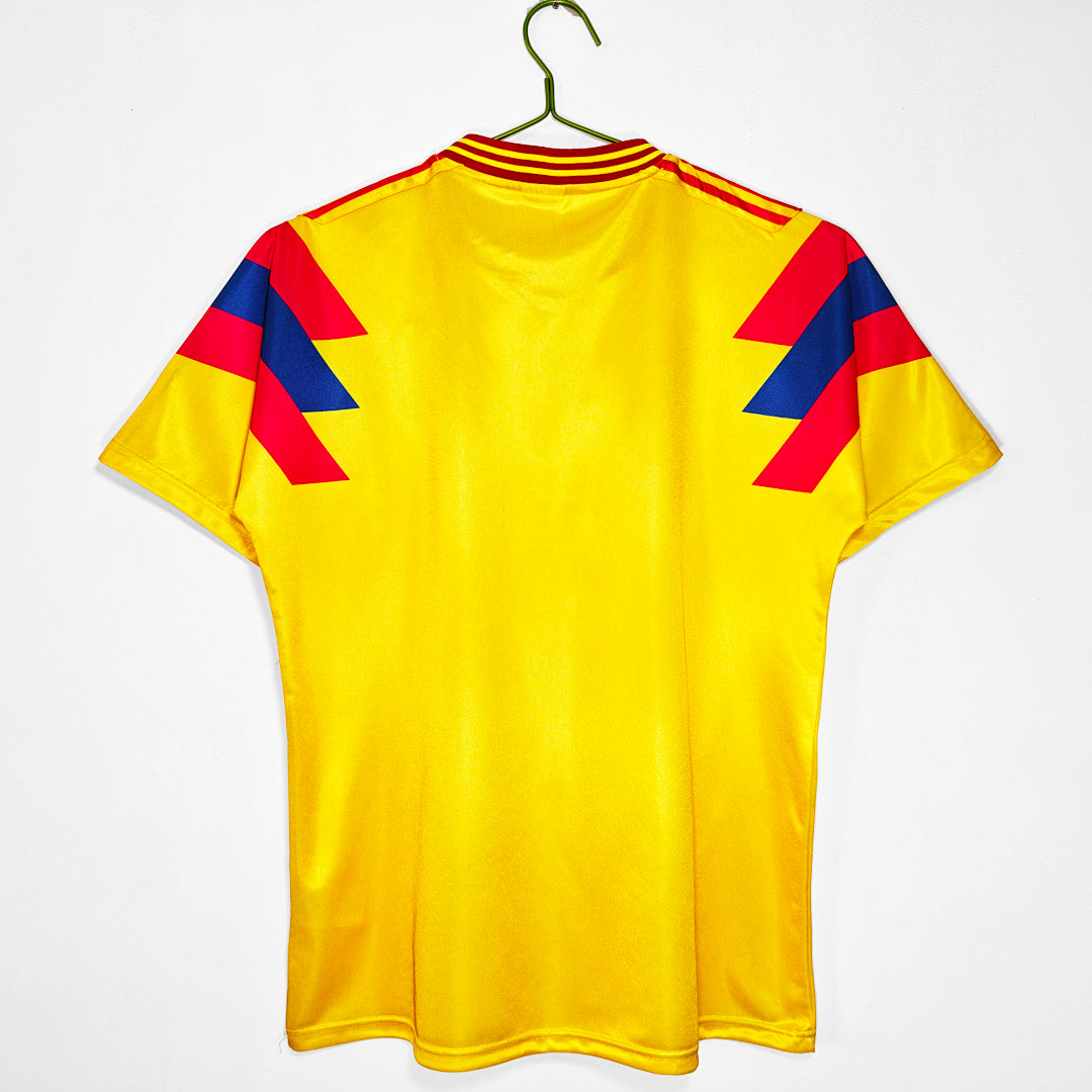 Colombia 1990 Home Retro Jersey - Back