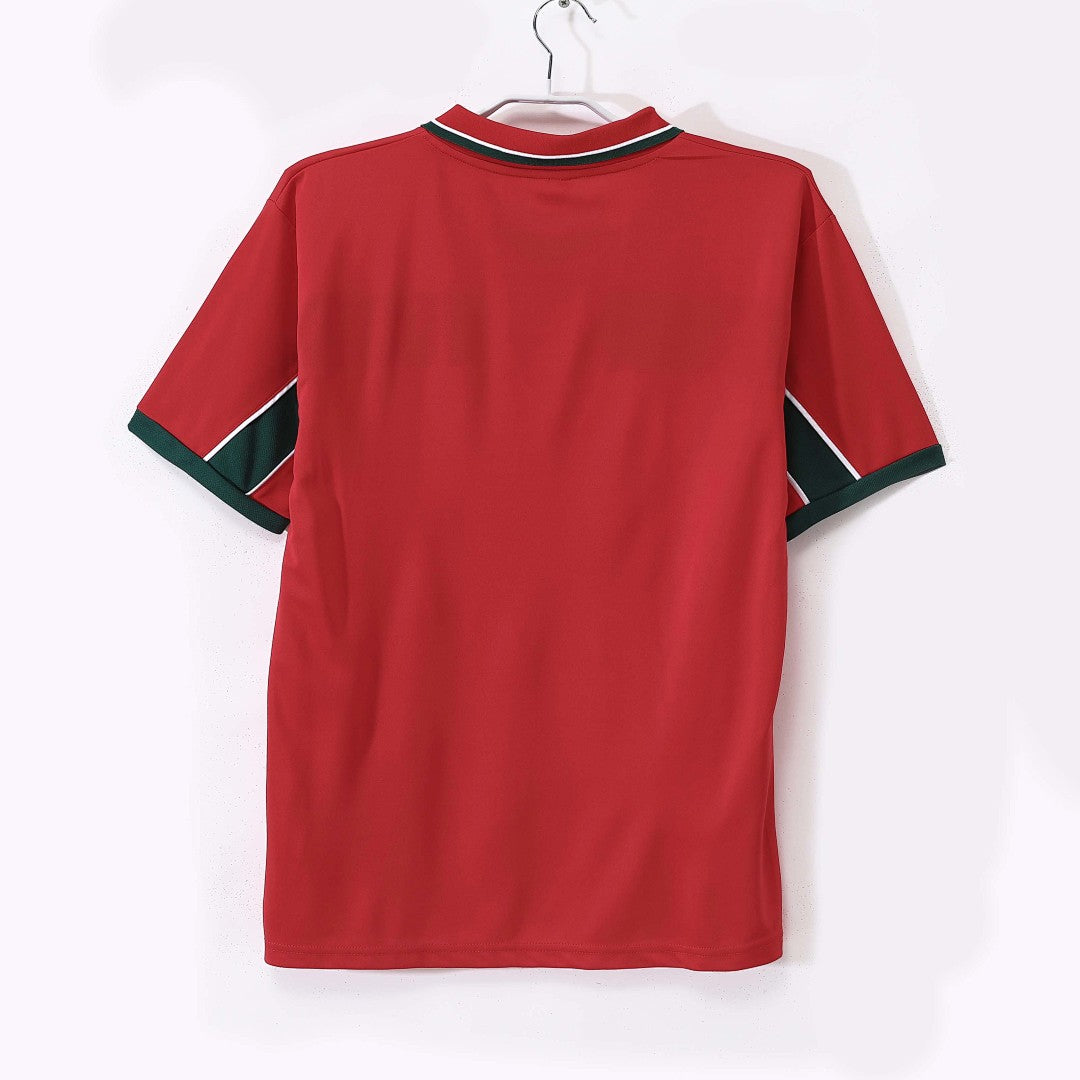 Morocco 1998 Home Red Retro Jersey - Back