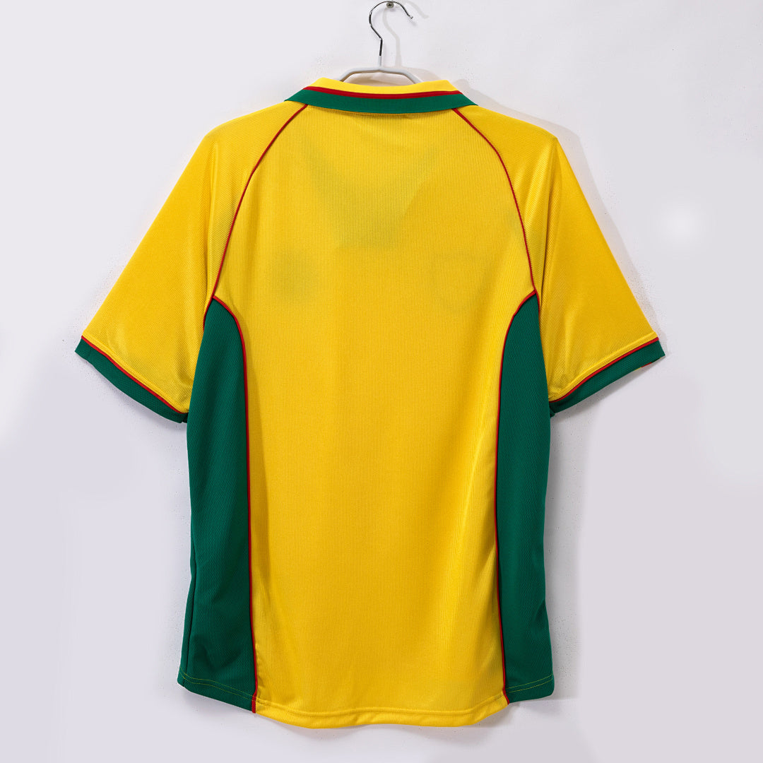 Cameroon 1998/99 Away Yellow Retro Jersey - Back