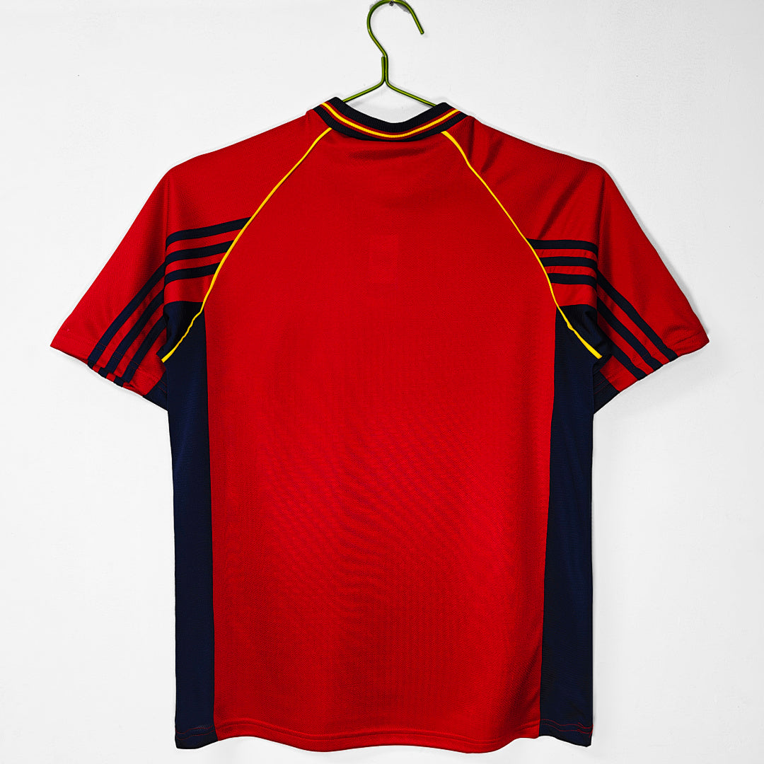 Spain 1998 Home Retro Jersey - Back