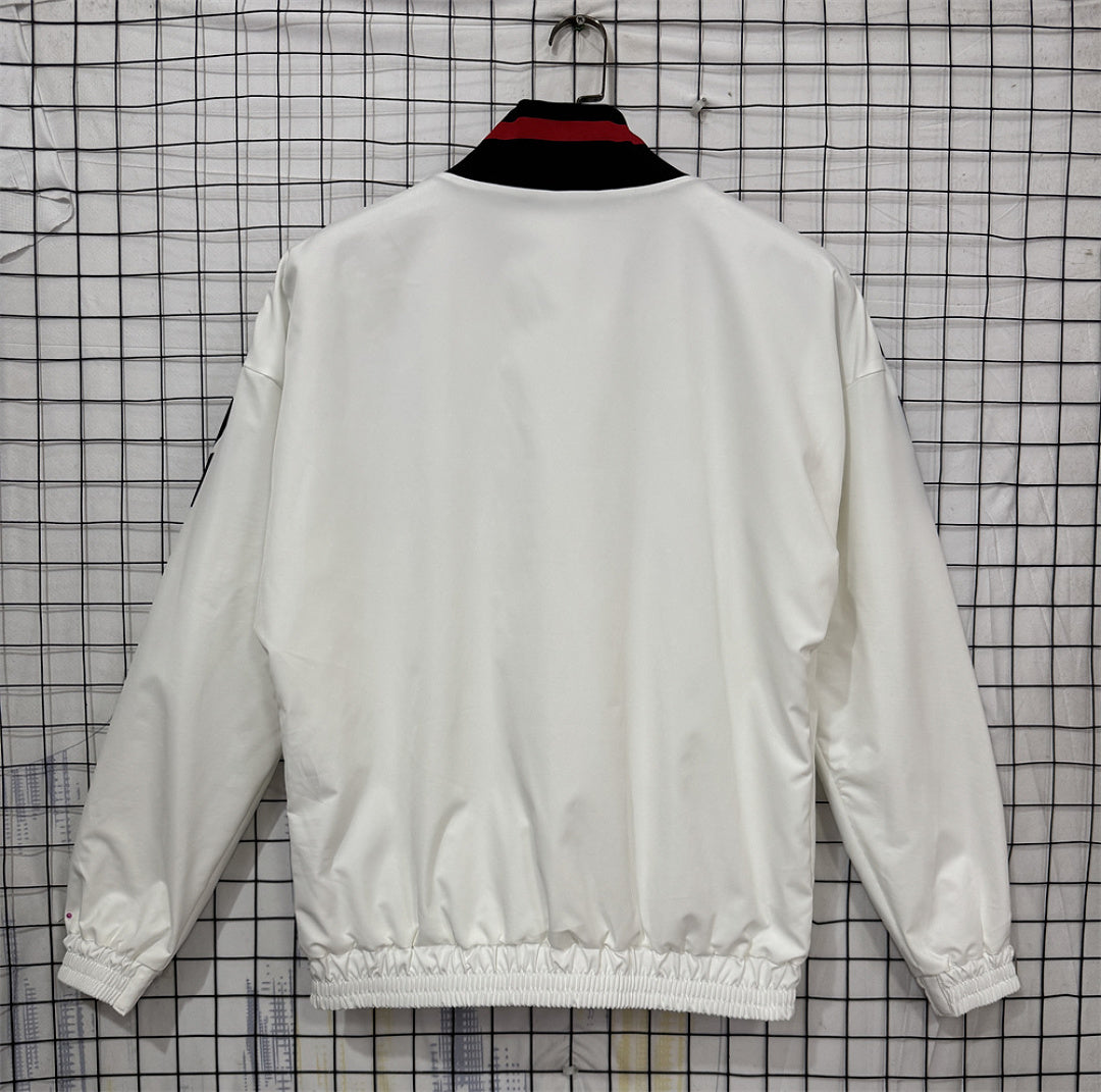 Manchester United 2026/27 White Windbreaker back