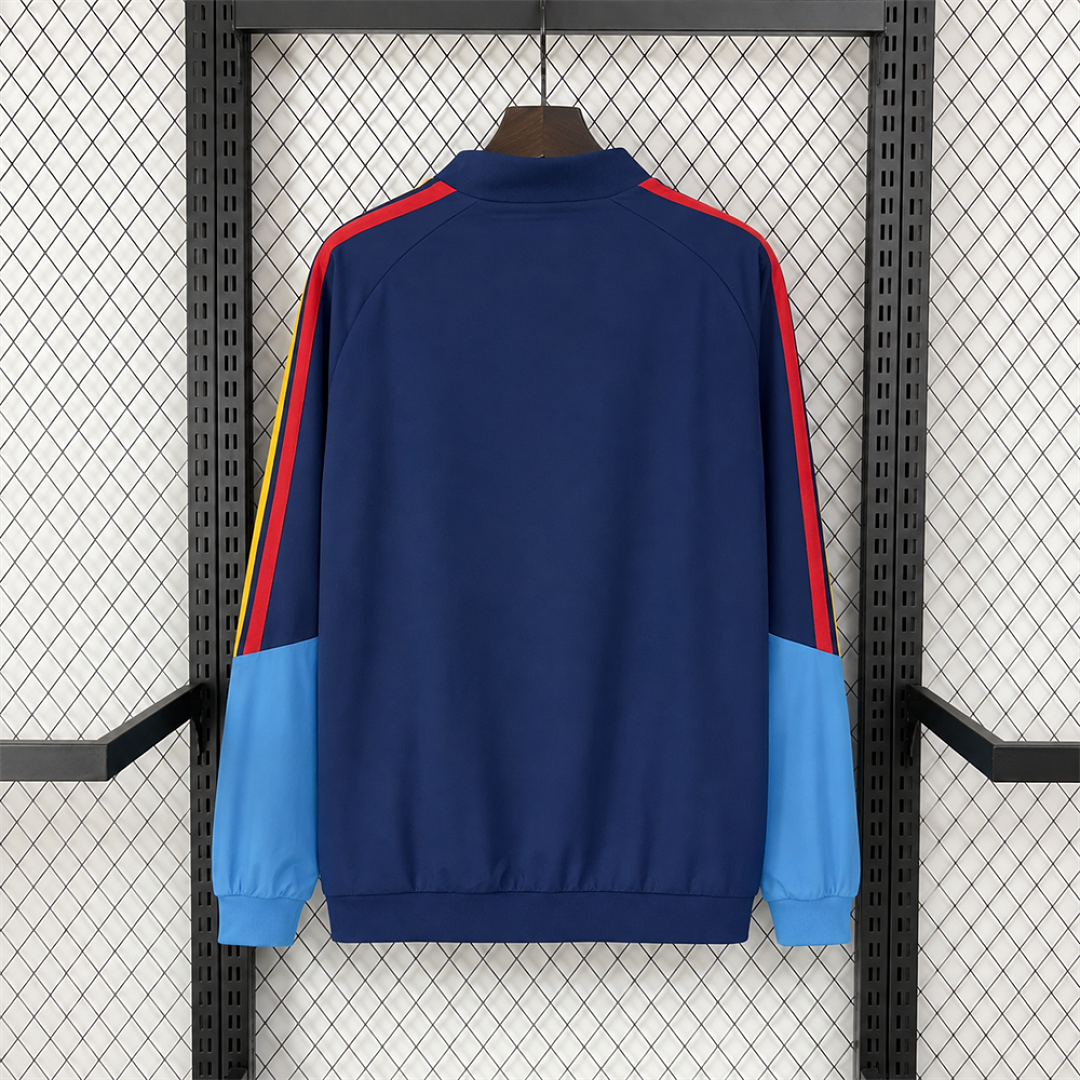 Spain Royal Blue Windbreaker back