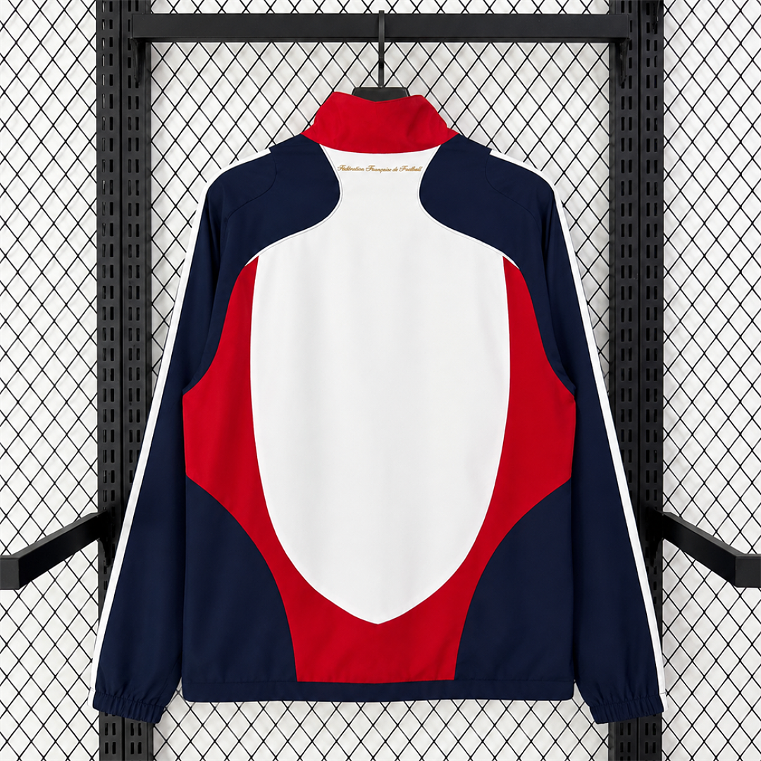 France 2008 Royal Blue Training Windbreaker back