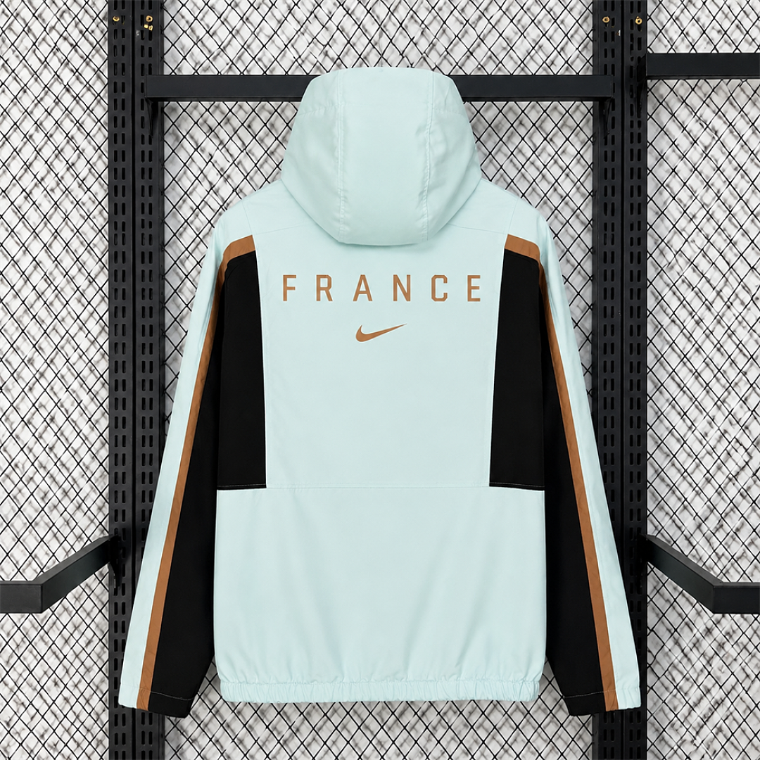 France Light Green World Cup Training Windbreaker back