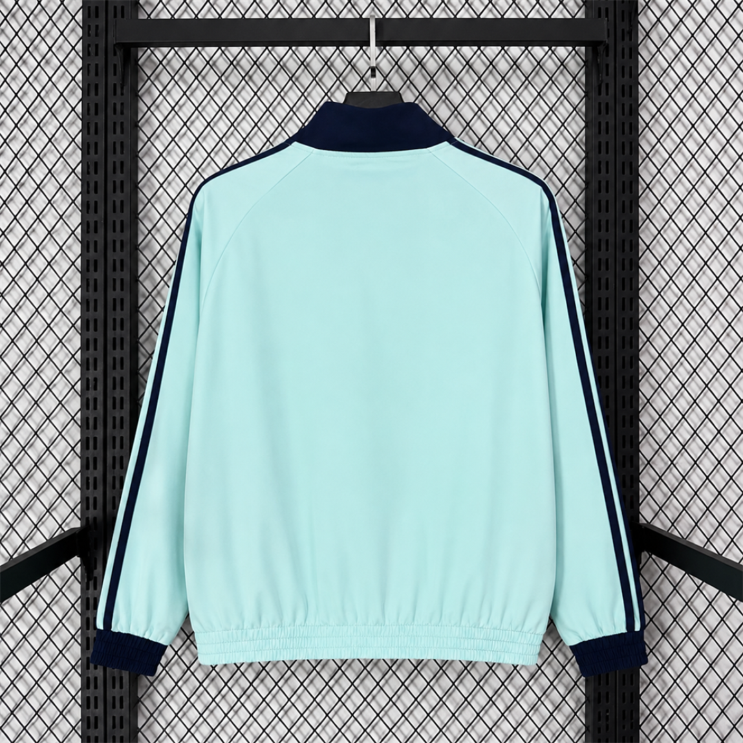Germany Light Aqua Classic Windbreaker back
