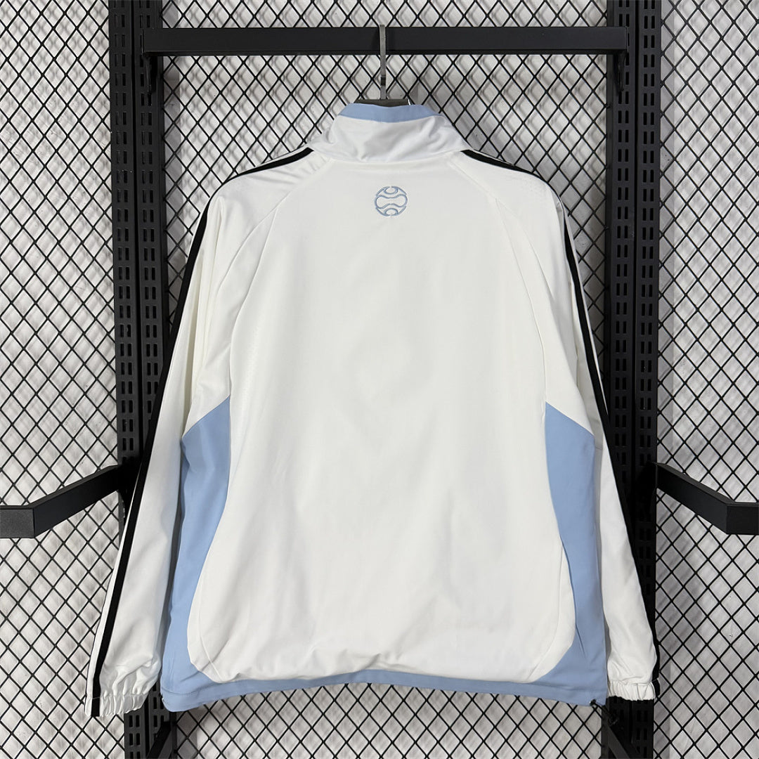 Argentina 2006/07 Blue White Waterproof Windbreaker back