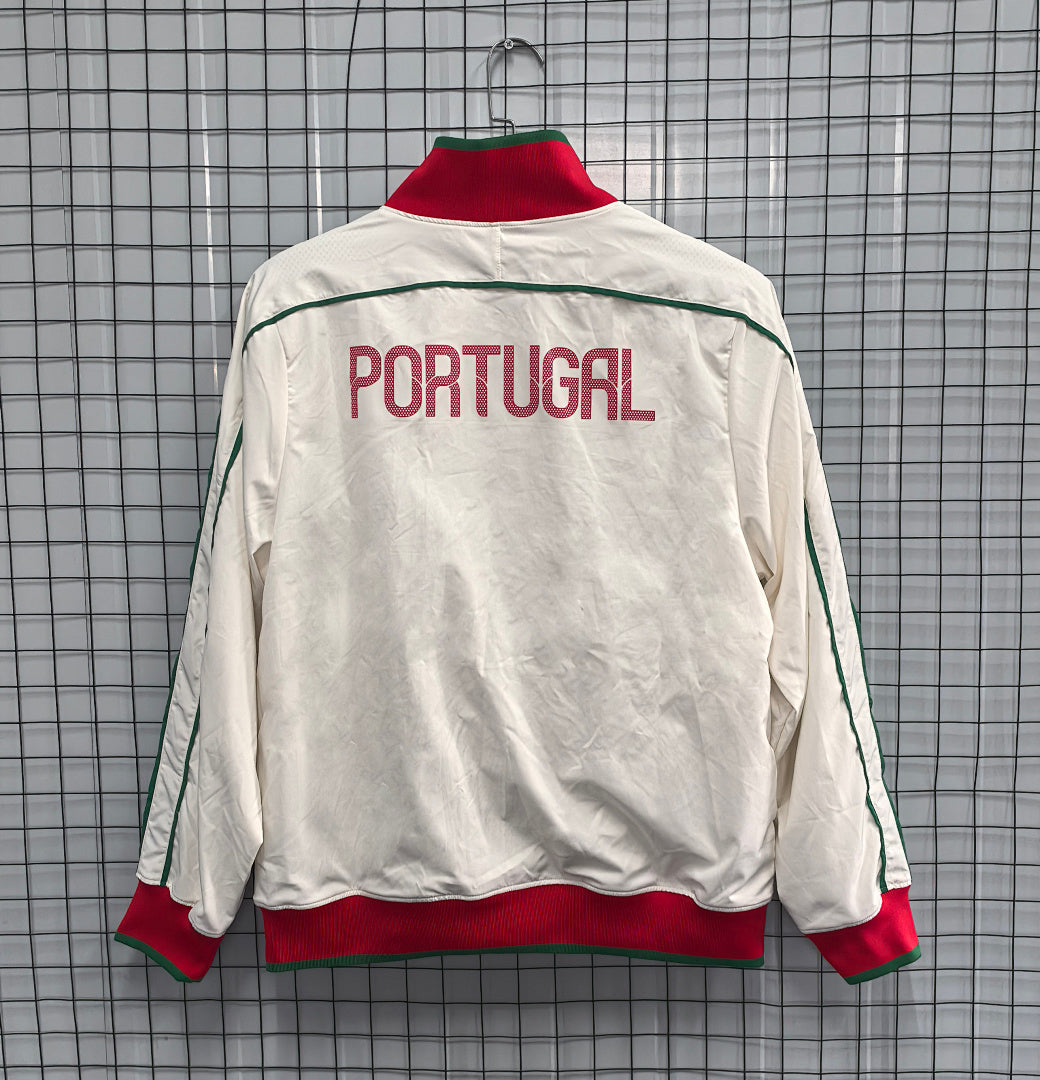Portugal 2010/11 White Waterproof Windbreaker back