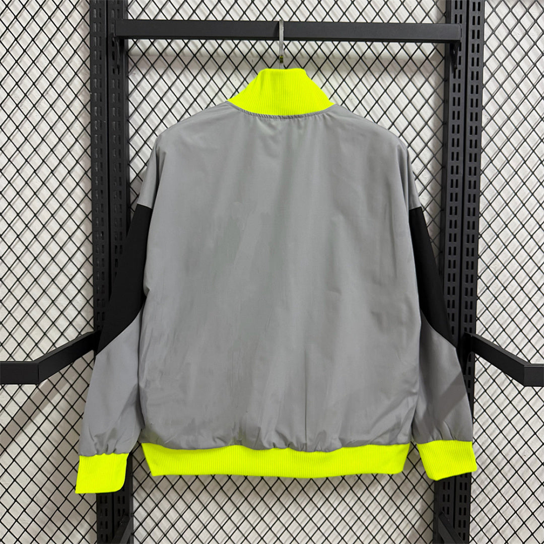 Sporting CP Gray Waterproof Windbreaker back