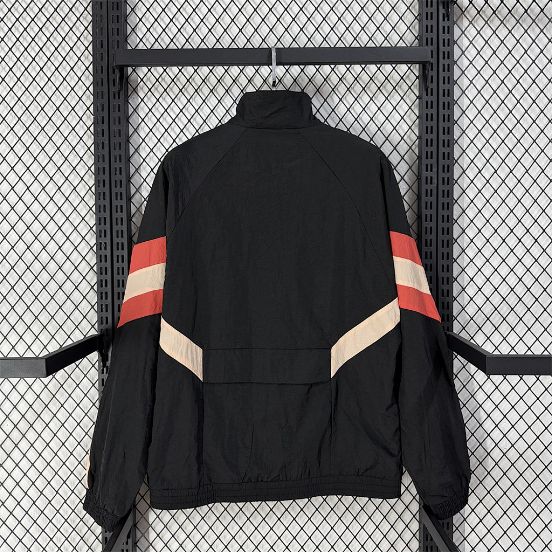 Lyon Black Training Windbreaker back