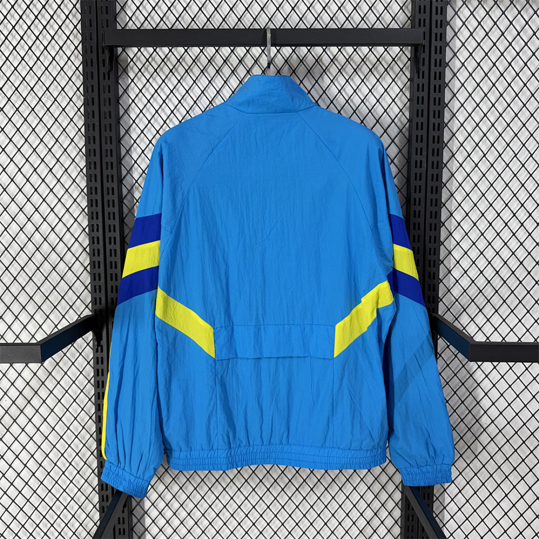Boca Juniors Blue Training Windbreaker back
