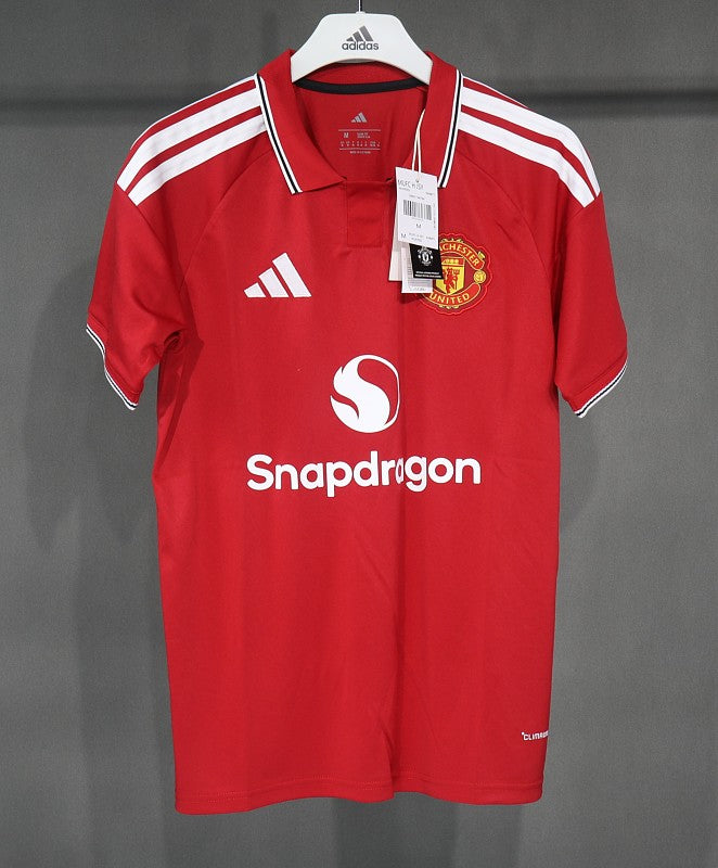 [stock] Manchester United 2026/27 Red Home Jersey - B. Fernandes #8 Adidas Snapdragon