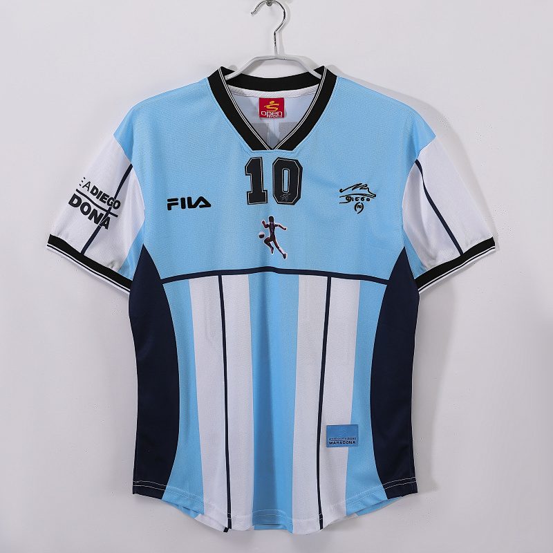 Argentina Home Jersey 2001 - Maradona Edition (Retro) - Front