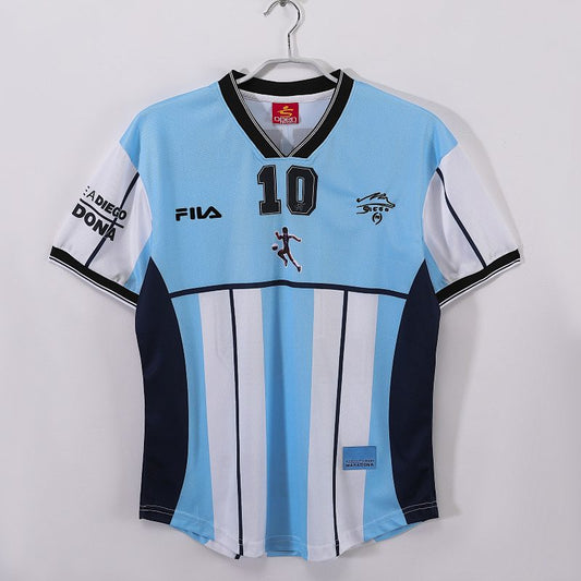 Argentina Home Jersey 2001 - Maradona Edition (Retro) - Front