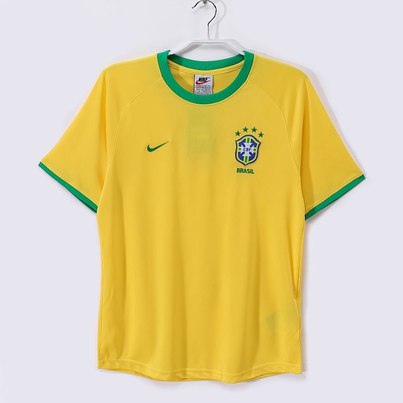 Brazil Home Jersey 2000 (Retro) - Front
