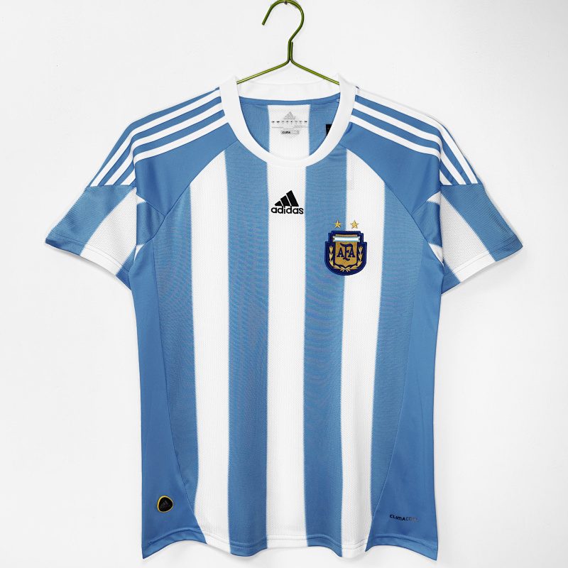 Argentina Home Jersey 2010 (Retro) - Front
