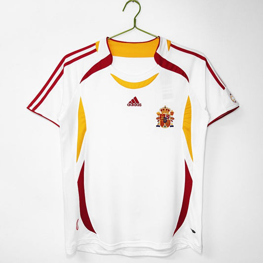 Spain Away Jersey 2006 (Retro) - Front