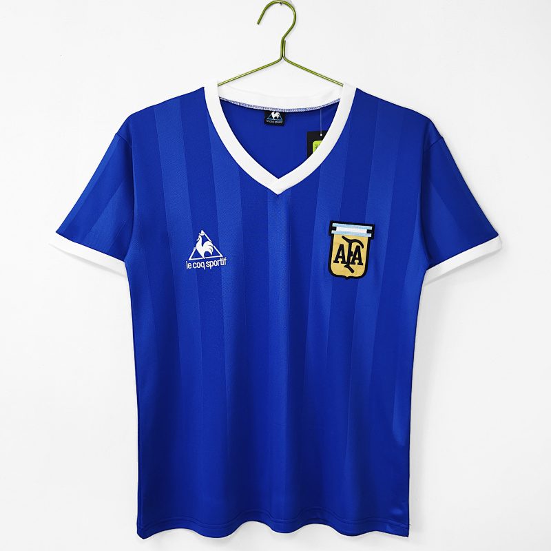 Argentina Away Jersey 1986 (Retro) - Light Blue - Front