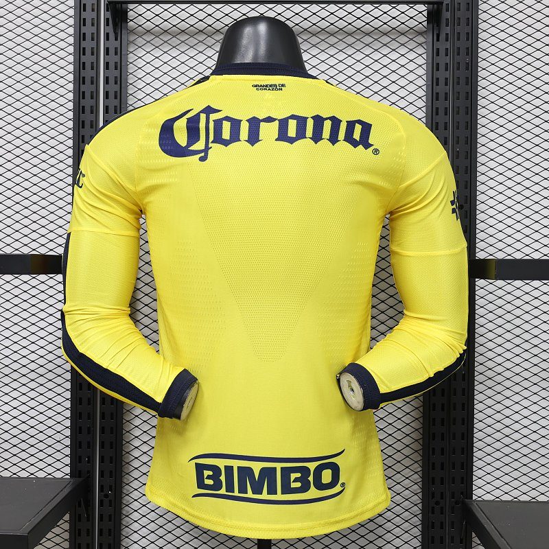 Club América Home Long Sleeve Jersey 2026/27 (Player Version)