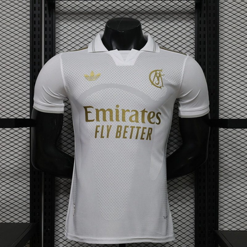 Real Madrid 125th Anniversary Gold Patch Jersey 2026/27 (Player Version)