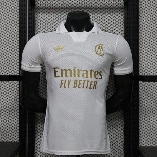 Real Madrid 125th Anniversary Gold Patch Jersey 2026/27 (Player Version)