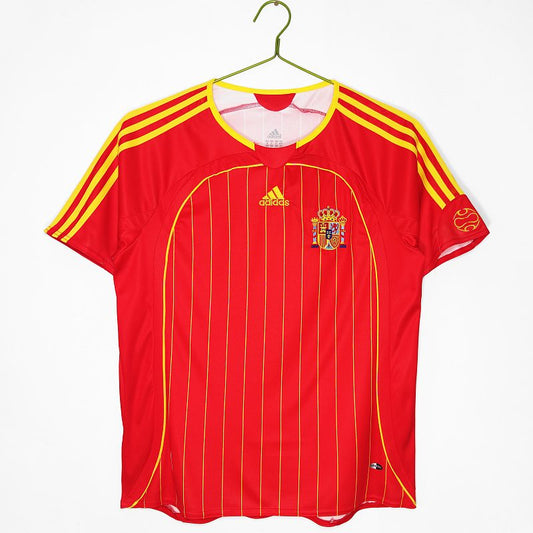 Spain Home Jersey 2006 (Retro) - Front