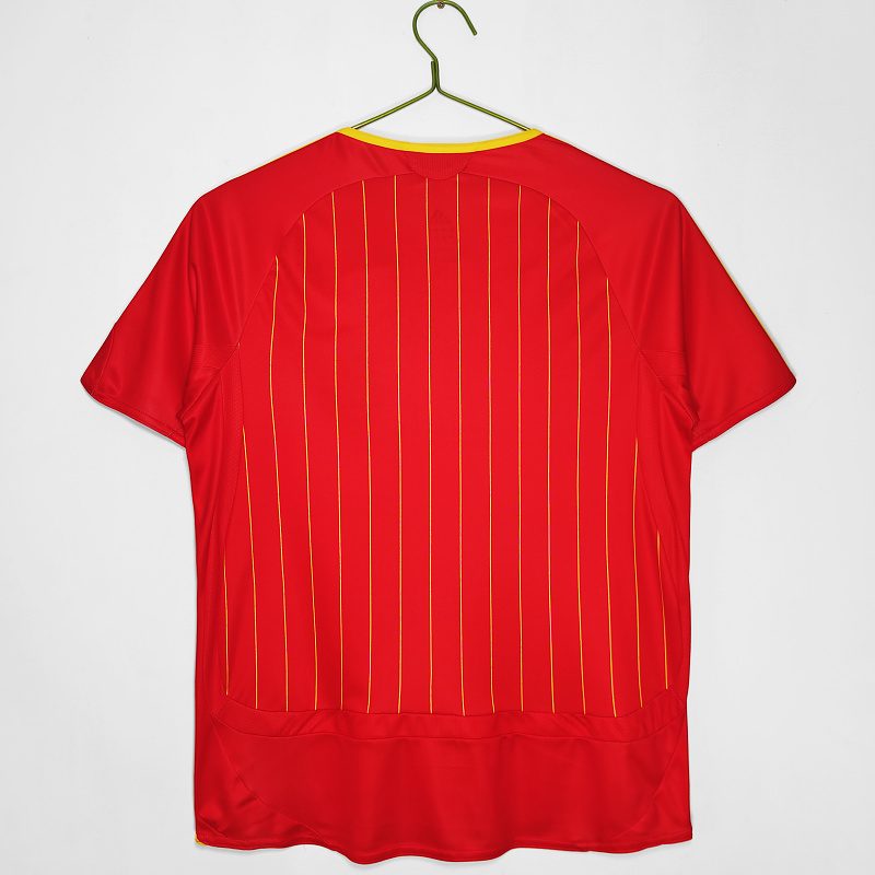 Spain Home Jersey 2006 (Retro) - Back