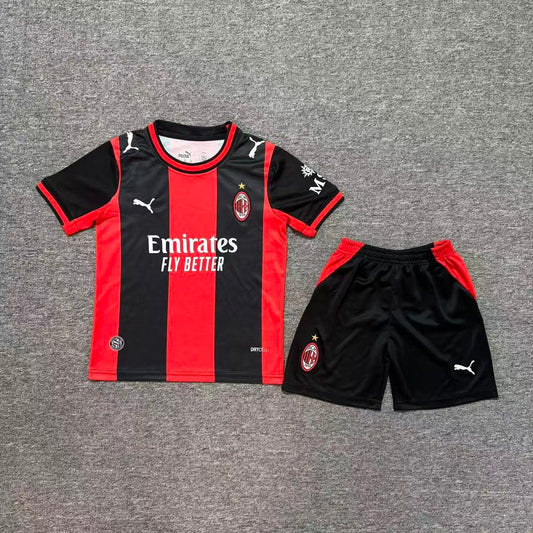 AC Milan 2026/27 Home Kids Football Kit - Front