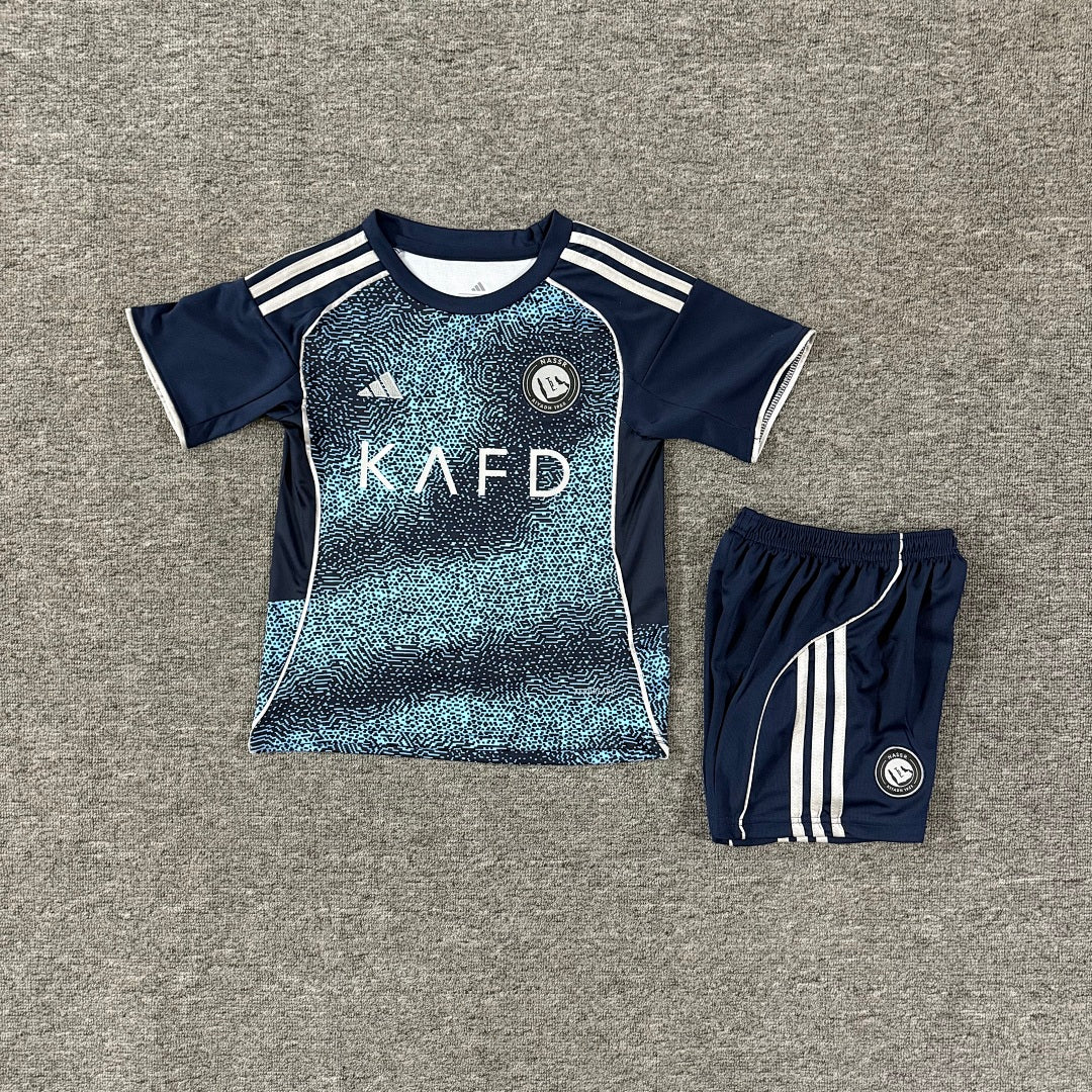 Al Nassr 2025/26 Away Kids Football Kit - Front