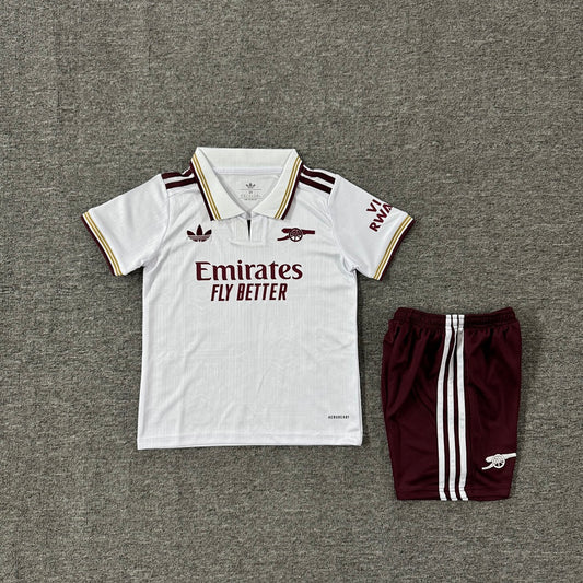 Arsenal 2025/26 Third Kids Football Kit - Front