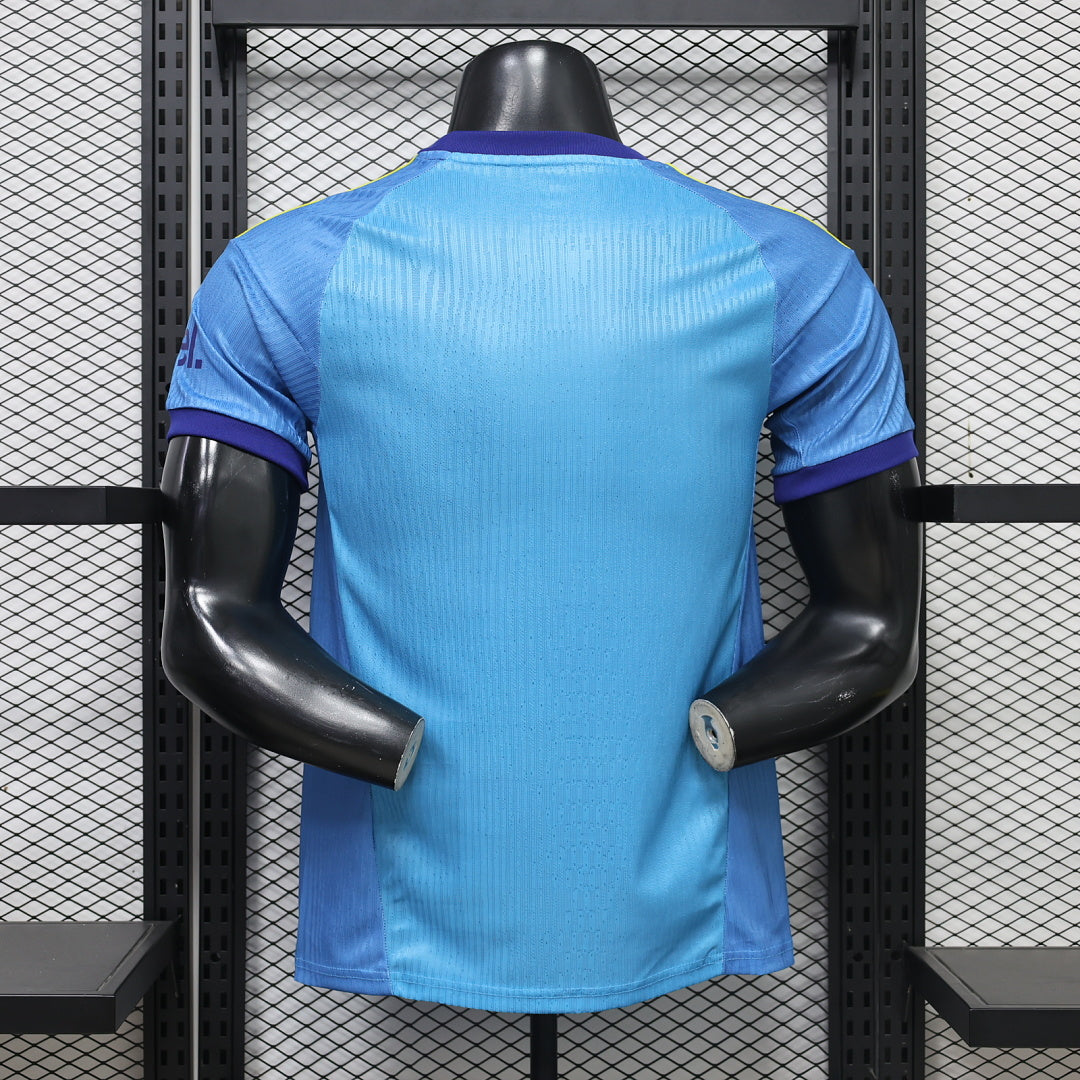 Arsenal 2026/27 Blue Goalkeeper Player Version Jersey - Back