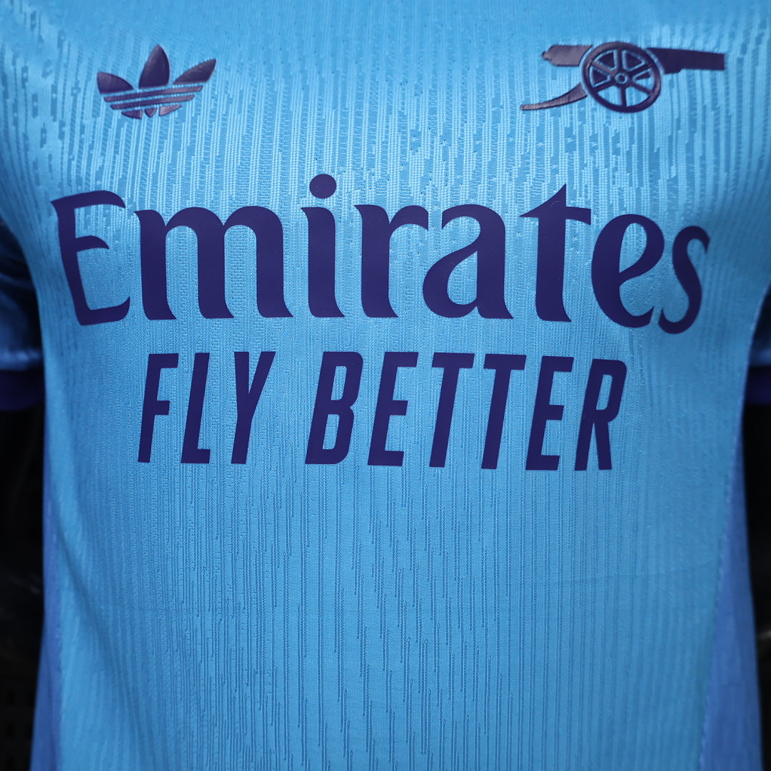 Arsenal 2026/27 Blue Goalkeeper Player Version Jersey - Detail 1