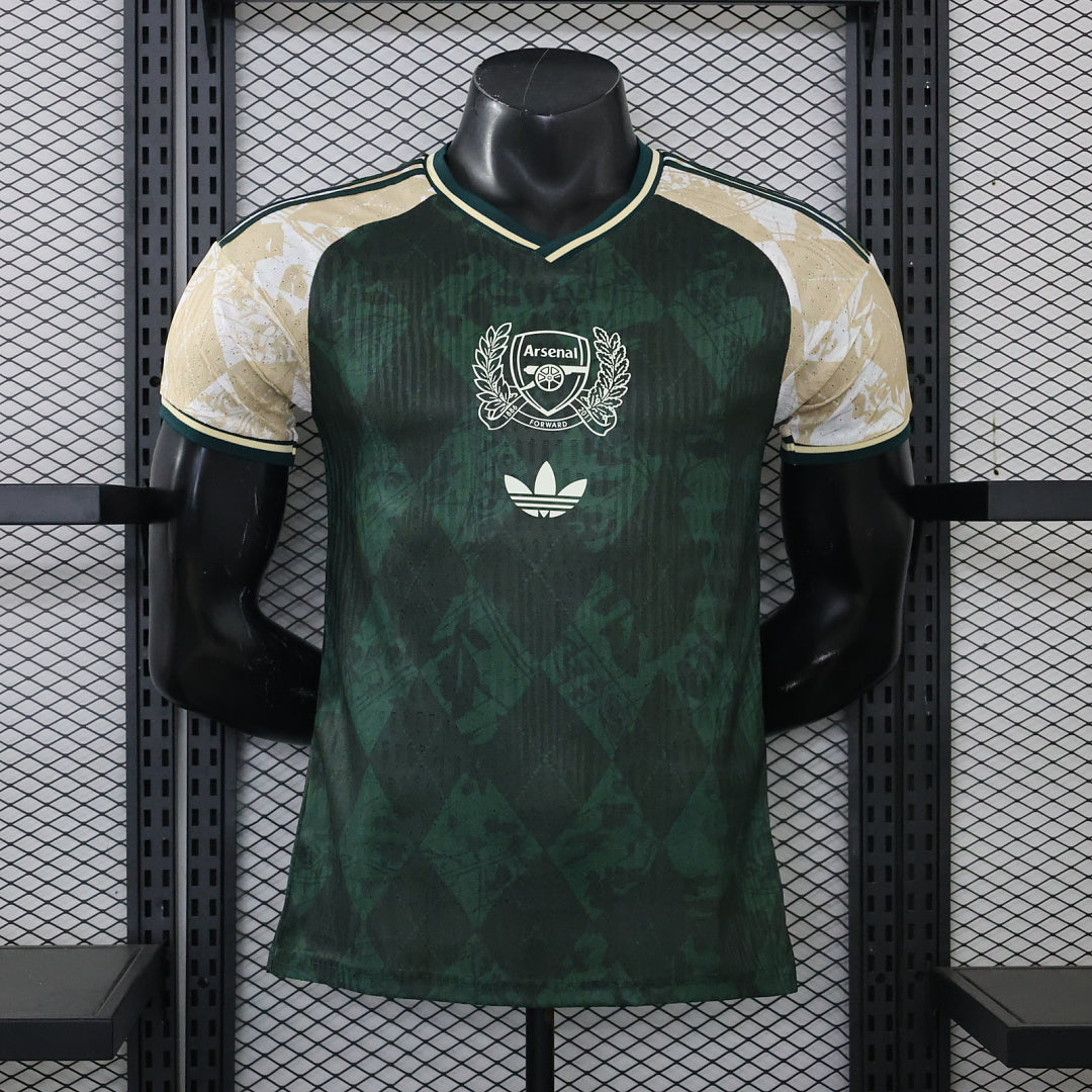Arsenal 2026/27 Green Special Edition Player Version Jersey - Front