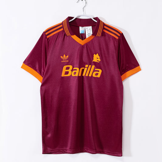 AS Roma 1992/94 Home Retro Jersey - Front
